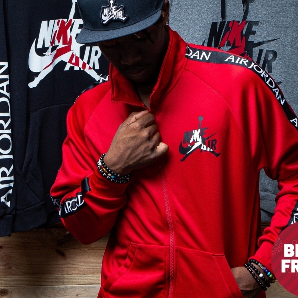 NIKE AIR JORDAN Tracksuit full zip jacket …